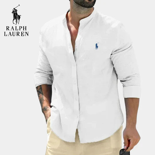 Camisa-Vestido RL™ con Cuello Estilo Oficial Elegante
