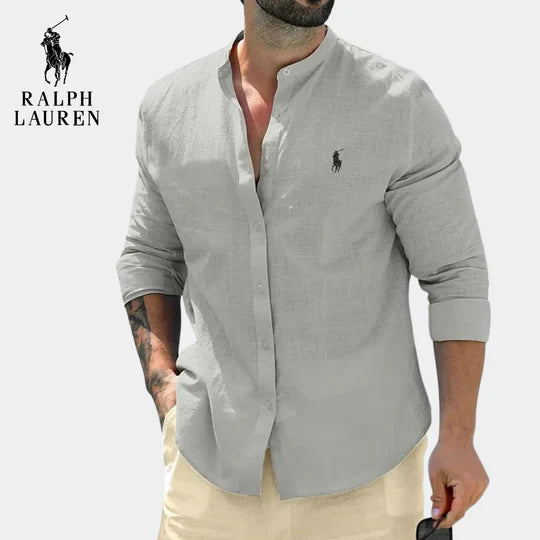 Camisa-Vestido RL™ con Cuello Estilo Oficial Elegante