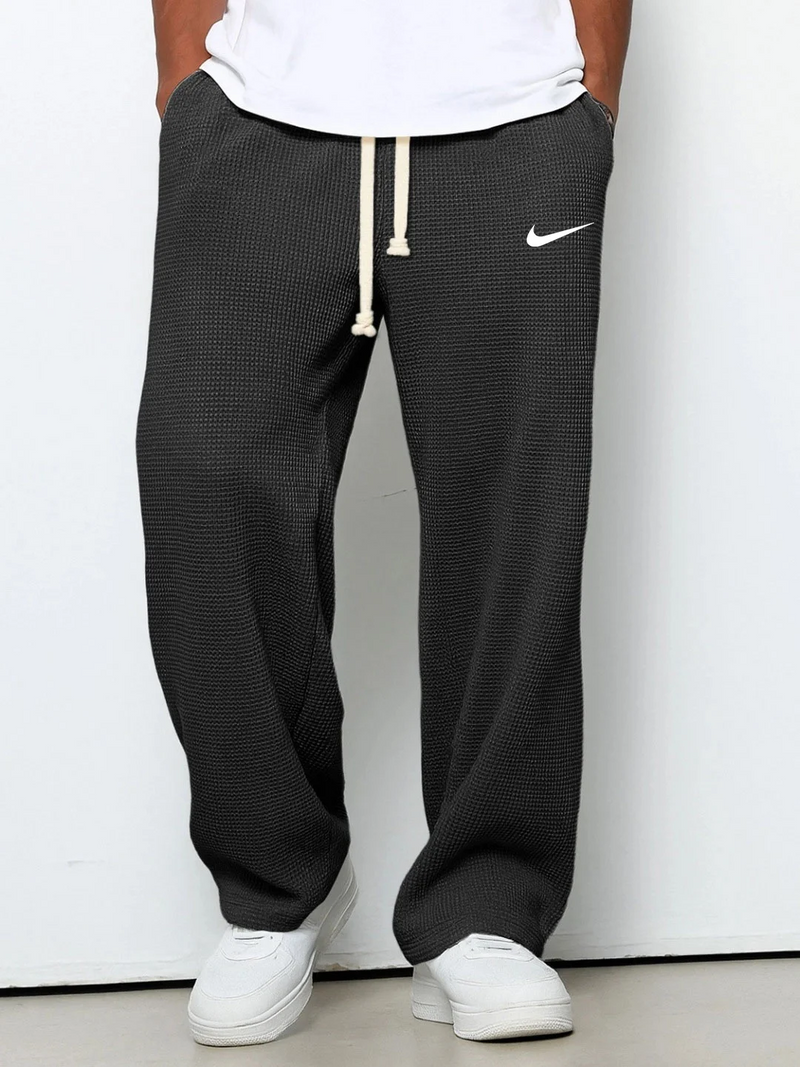 NK – Pantalones de Textura de Gofre