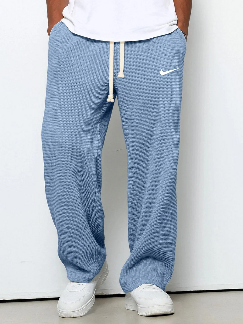 NK – Pantalones de Textura de Gofre