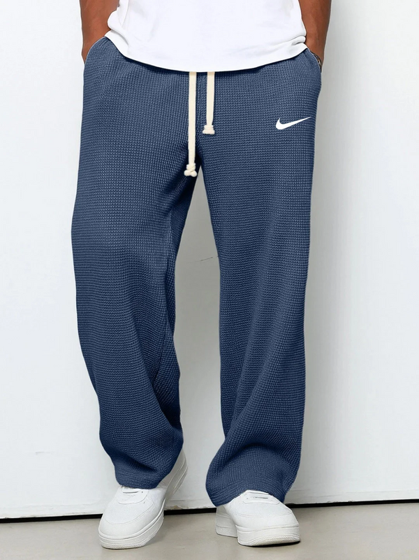 NK – Pantalones de Textura de Gofre