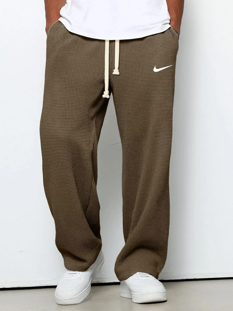 NK – Pantalones de Textura de Gofre