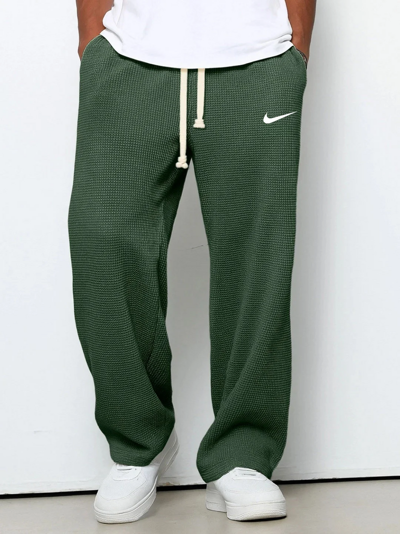 NK – Pantalones de Textura de Gofre