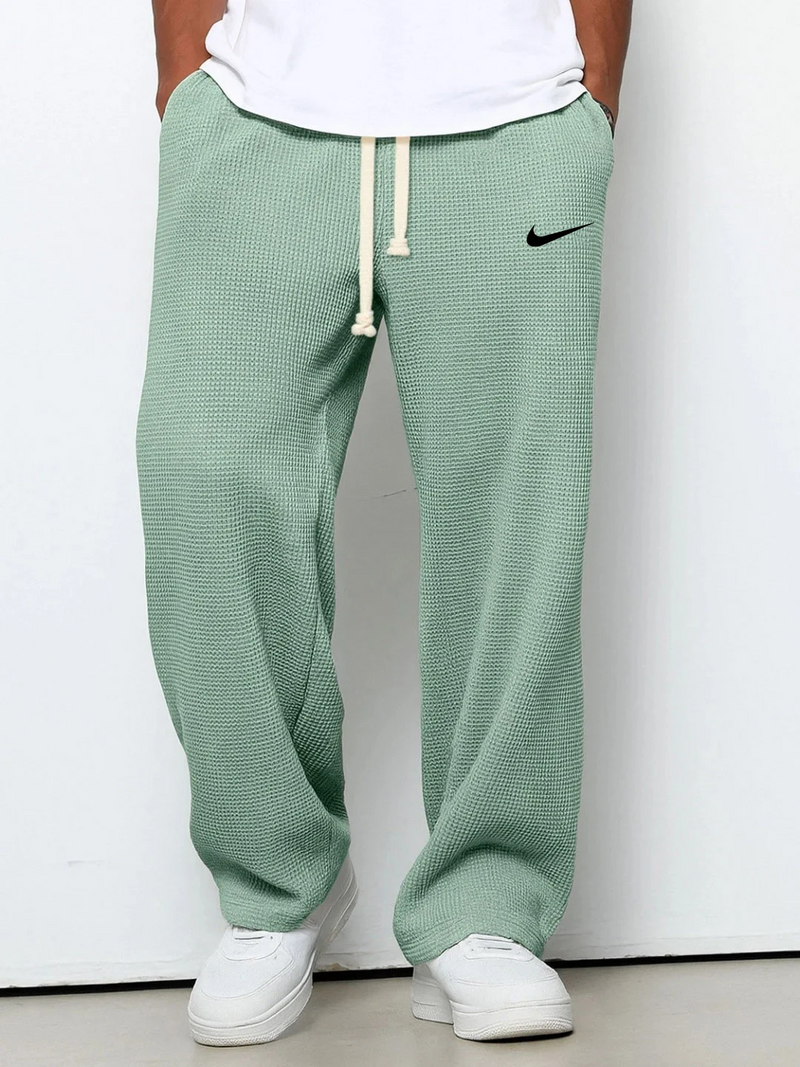 NK – Pantalones de Textura de Gofre